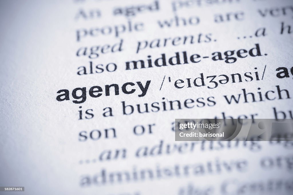 Agency word