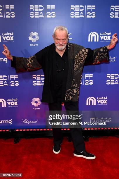 Terry Gilliam attends the screening of "Lost In La Mancha" during the Red Sea International Film Festival 2023 at VOX Cinema on December 03, 2023 in...