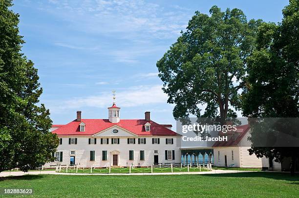 mount vernon - george washington stock pictures, royalty-free photos & images