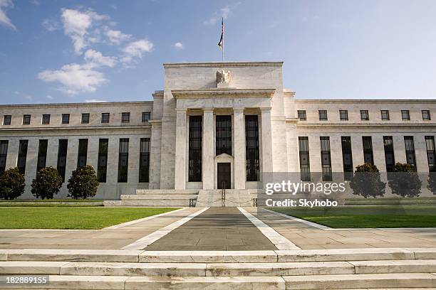 us federal reserve - federal reserve stockfoto's en -beelden