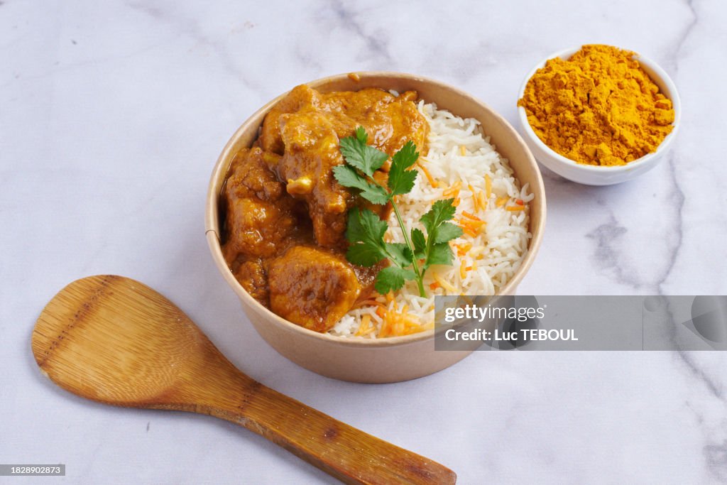 Chicken curry bowl