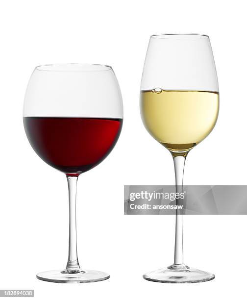 wine - white wine glass isolated stock pictures, royalty-free photos & images