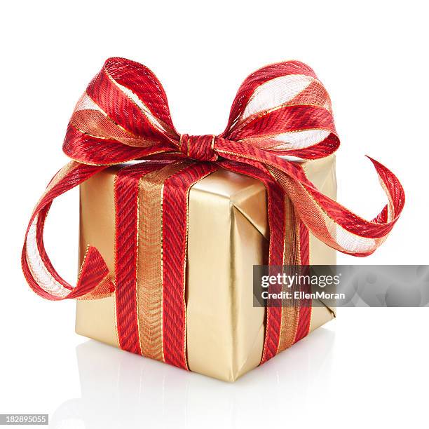 regalo di natale - confezione regalo foto e immagini stock