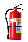Fire extinguisher, isolated