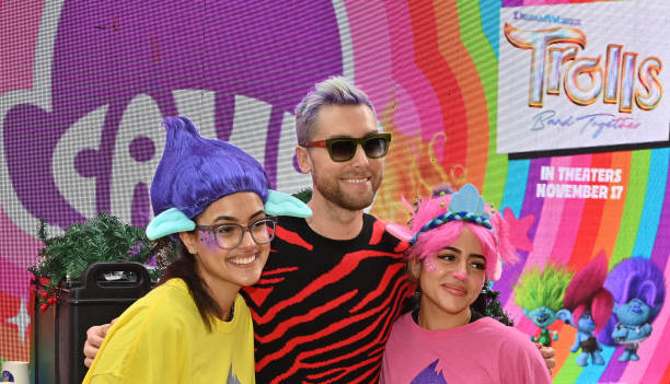 NY: Lance Bass Visits The Trolls x CAMP Musical Experience At CAMP's Flagship 5th Avenue Location In New York City