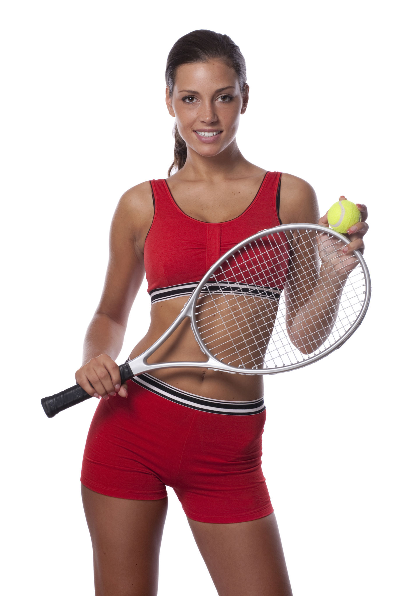 Female tennis player portrait Female tennis player portrait