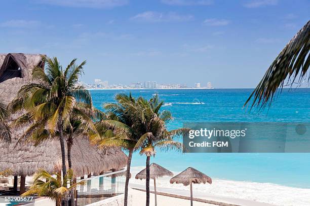cancun - mexico skyline stock pictures, royalty-free photos & images