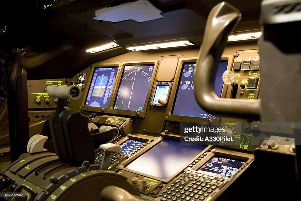 Cockpit de nuit