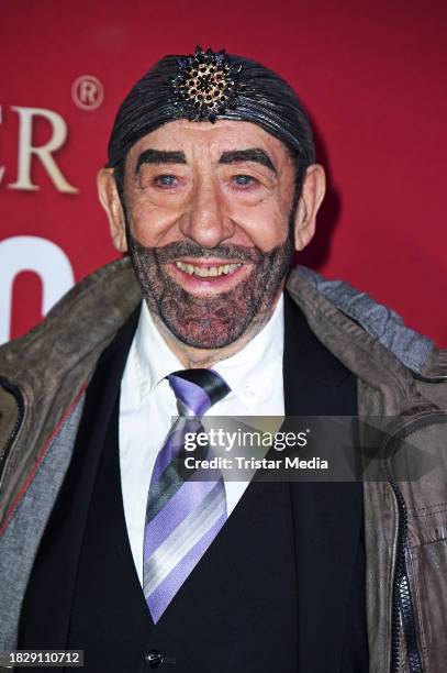 Dieter Hallervorden during the GLÖÖCKLER Magic Christmas for Kids dinner at Noumi Lounge Restaurant on December 6, 2023 in Berlin, Germany.