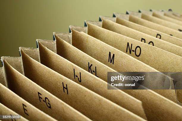 refirieron carpeta - archivar documentos fotografías e imágenes de stock