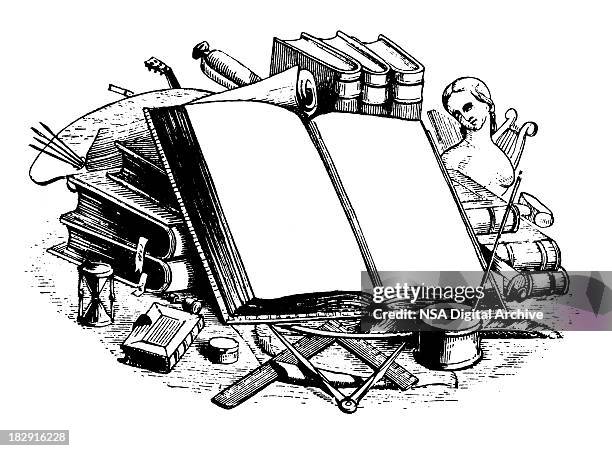 illustrations, cliparts, dessins animés et icônes de connaissances et les bois illustrations - gravure