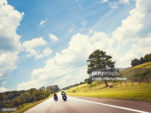 motorcycle riding - motorcycle group stock pictures, royalty-free photos & images