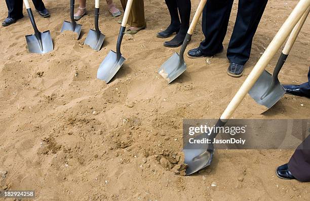 ground breaking ceremony - dedication bildbanksfoton och bilder