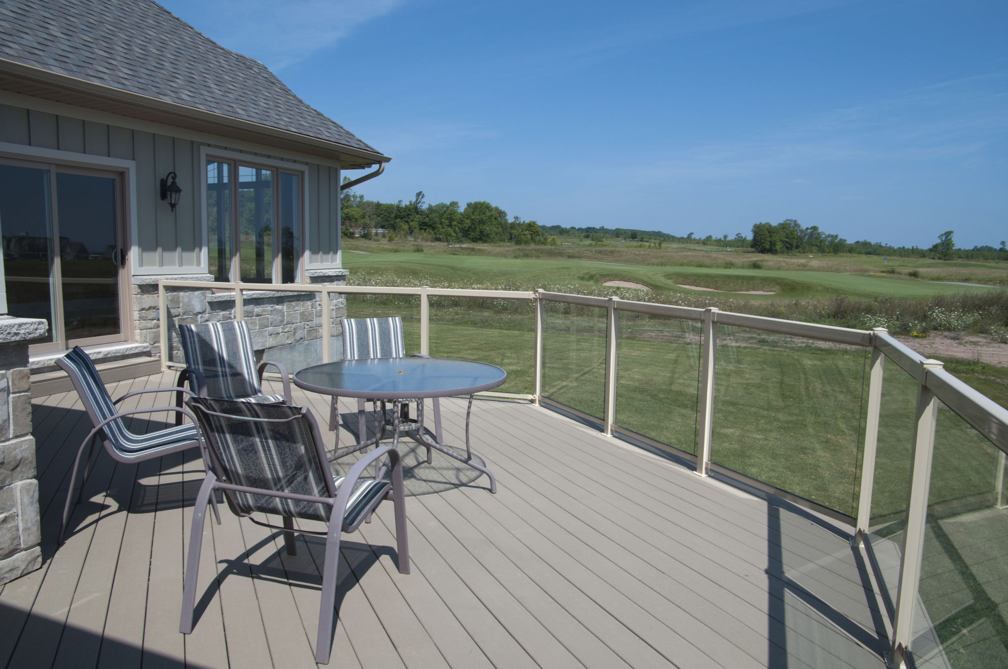 outdoor glass patio