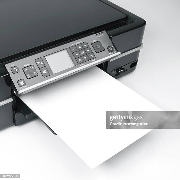 printer and scanner - printers stock pictures, royalty-free photos & images