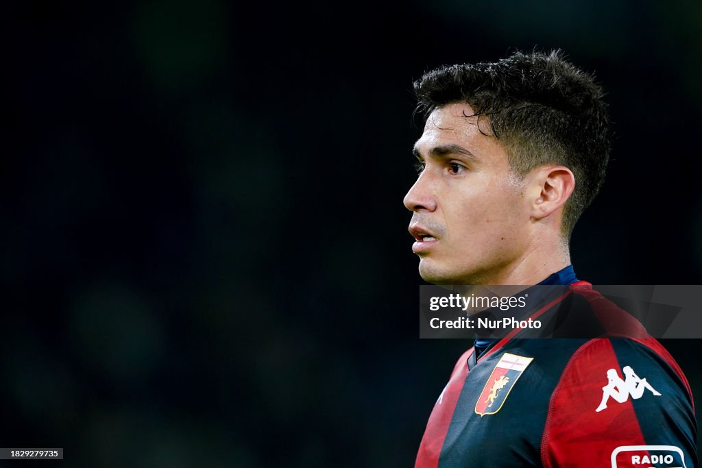 Pablo Galdames of Genoa CFC looks on during the Coppa Italia round of  News Photo - Getty Images