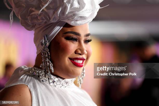 Patrick Starrr at the premiere of "The Color Purple" held at The Academy Museum on December 6, 2023 in Los Angeles, California.