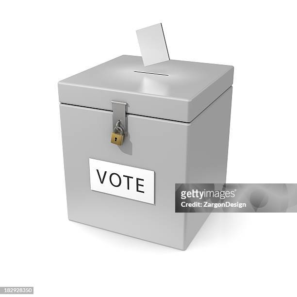 urna de voto - ballot box fotografías e imágenes de stock