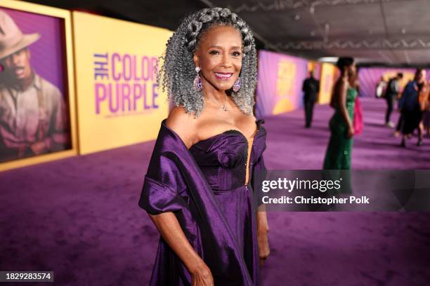 Margaret Avery at the premiere of "The Color Purple" held at The Academy Museum on December 6, 2023 in Los Angeles, California.