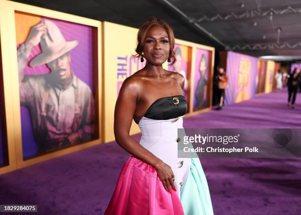 Deborah Joy Winans at the premiere of "The Color Purple" held at The Academy Museum on December 6, 2023 in Los Angeles, California.