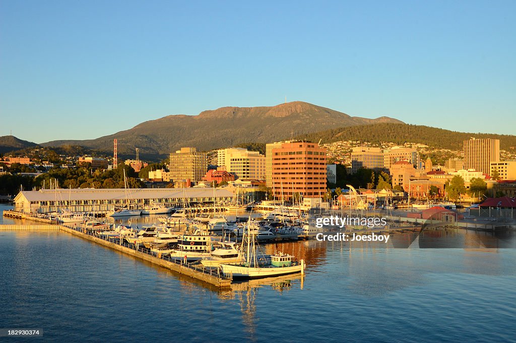 Hobart And Sullivans Harbor At Dawn