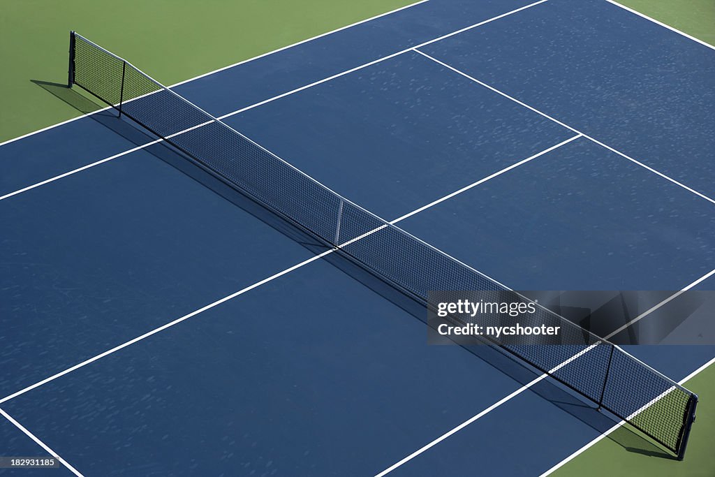 Empty tennis Hard court