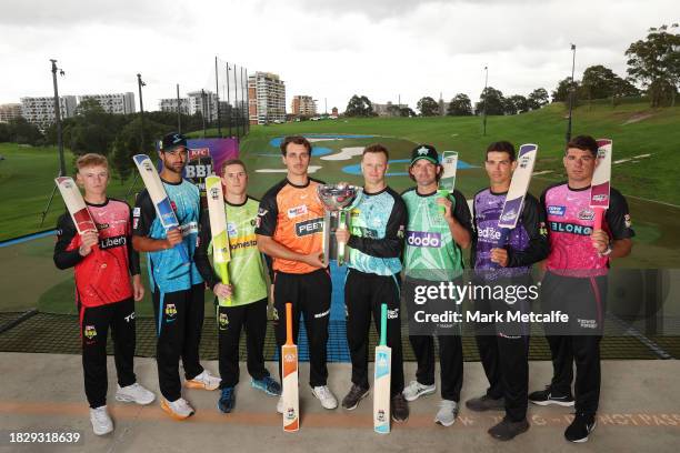 Jake Fraser-McGurk of the Melbourne Renegades; Wes Agar of the Adelaide Strikers; Matt Gilkes of the Sydney Thunder; Lance Morris of the Perth...