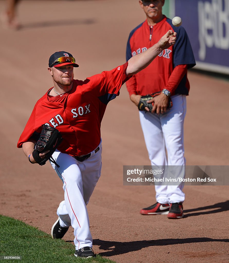 Boston Red Sox Team Workout