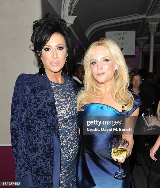 Nancy Dell'olio and Stacey Jackson attend the Inspiration Awards for Women at Cadogan Hall on October 2, 2013 in London, England.