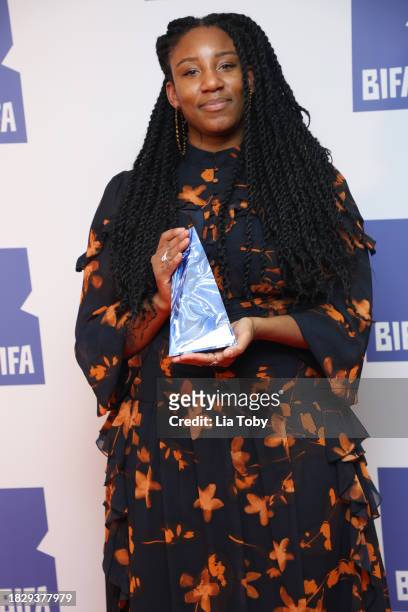 Isabella Odoffin wins the Award for Best Casting for How to Have Sex at The 26th British Independent Film Awards Winners Room at Old Billingsgate on...