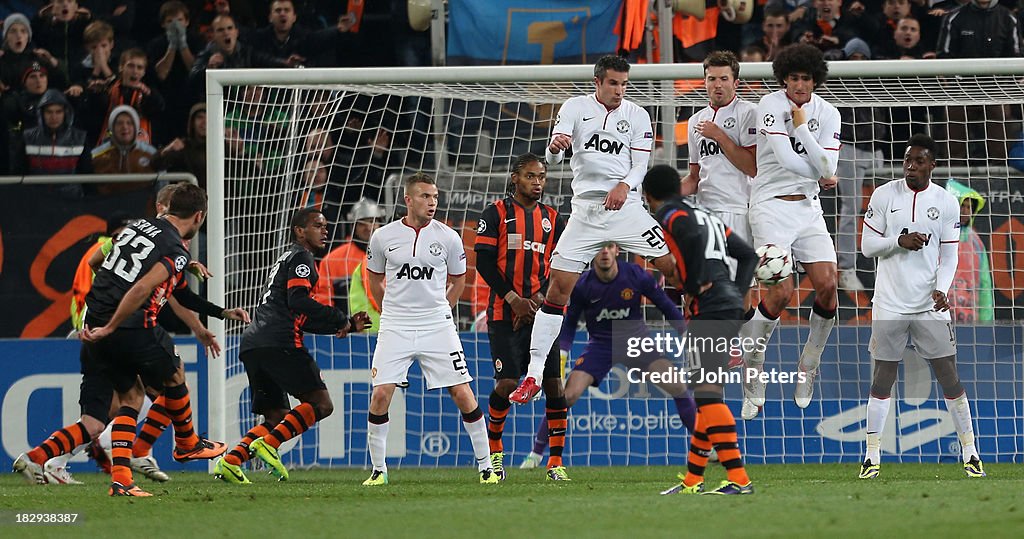 Shakhtar Donetsk v Manchester United - UEFA Champions League