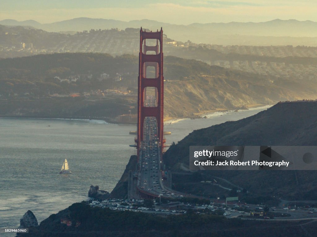 Golden Gate Bridge in Evening Light