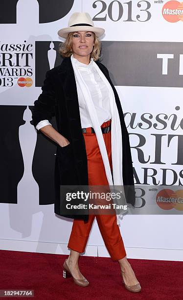 Cerys Matthews attends the Classic BRIT Awards 2013 at Royal Albert Hall on October 2, 2013 in London, England.