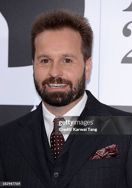 Alfie Boe attends the Classic BRIT Awards 2013 at Royal Albert Hall on October 2, 2013 in London, England.