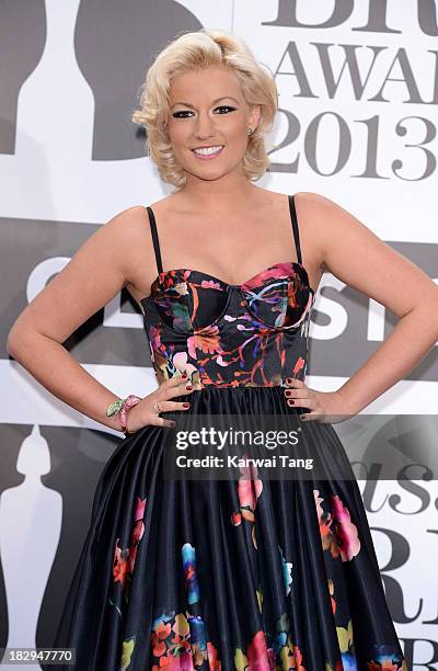 Natalie Coyle attends the Classic BRIT Awards 2013 at Royal Albert Hall on October 2, 2013 in London, England.