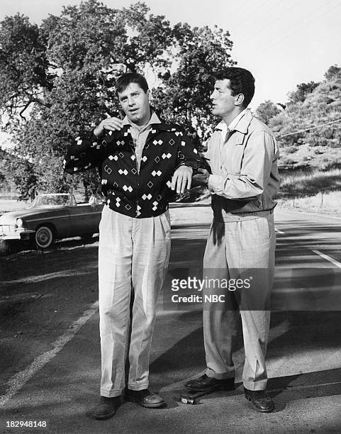 Pictured: Comedy team Jerry Lewis, Dean Martin --