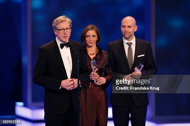 Theo Koll attends the Deutscher Fernsehpreis 2013 - Show at Coloneum on October 02, 2013 in Cologne, Germany. The show will be aired in German...