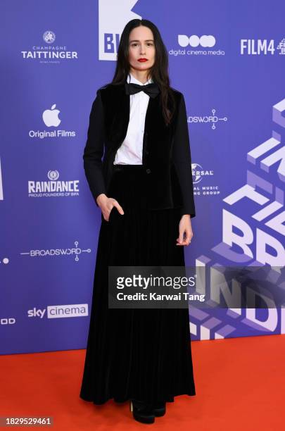 Katherine Waterston attends The 26th British Independent Film Awards at Old Billingsgate on December 03, 2023 in London, England.