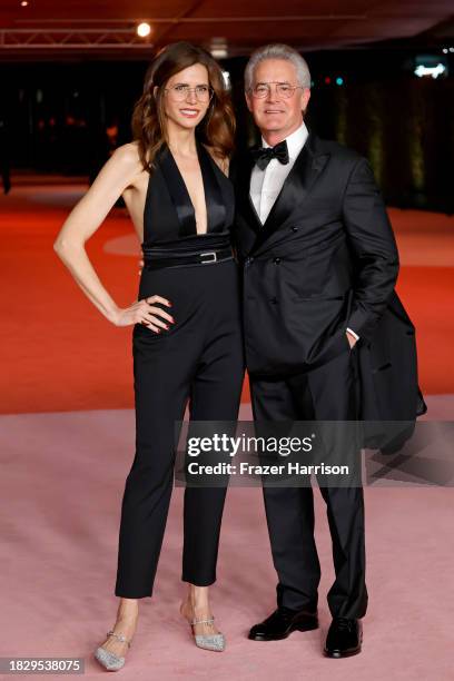 Desiree Gruber and Kyle MacLachlan attend the 3rd Annual Academy Museum Gala at Academy Museum of Motion Pictures on December 03, 2023 in Los...