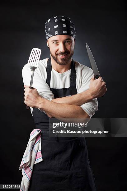 cook portrait - personal chef stock pictures, royalty-free photos & images