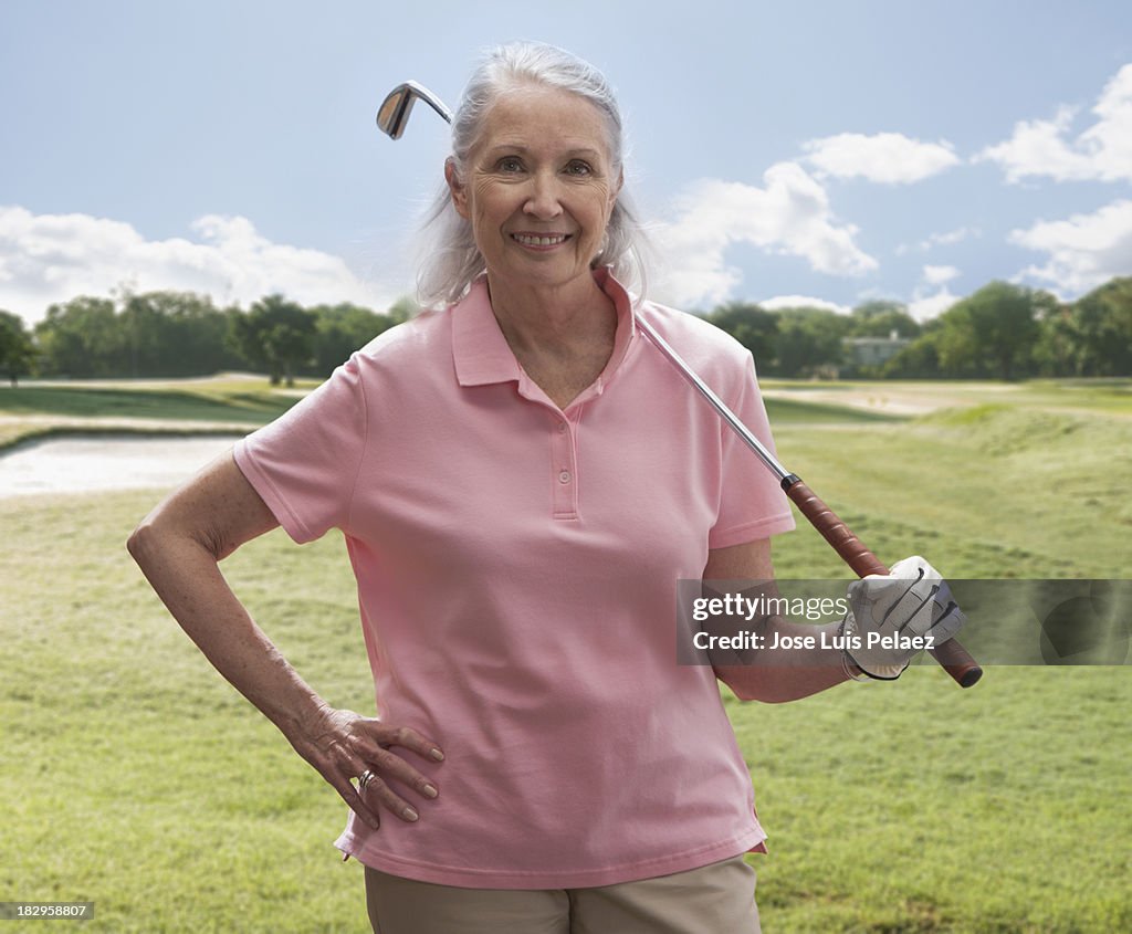 Active Senior woman