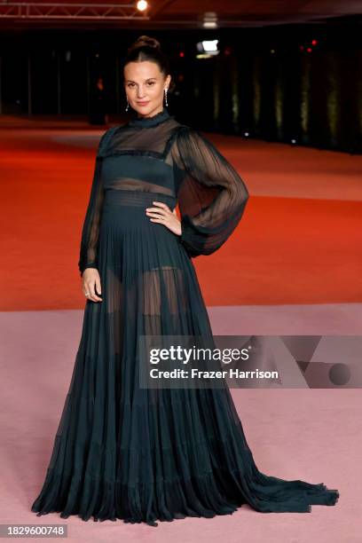 Alicia Vikander attends the 3rd Annual Academy Museum Gala at Academy Museum of Motion Pictures on December 03, 2023 in Los Angeles, California.