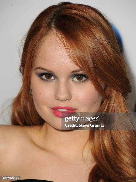 Debby Ryan arrives at the "Machete Kills" - Los Angeles Premiere at Regal Cinemas L.A. Live on October 2, 2013 in Los Angeles, California.