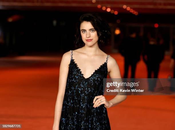 Margaret Qualley attends the 3rd Annual Academy Museum Gala at Academy Museum of Motion Pictures on December 03, 2023 in Los Angeles, California.