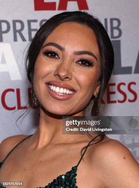 Catalina Villegas attends the 16th Annual National Arts & Entertainment Journalism Awards Gala at Millennium Biltmore Hotel Los Angeles on December...