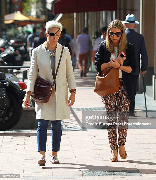 Maria de Villota is seen on October 2, 2013 in Madrid, Spain.