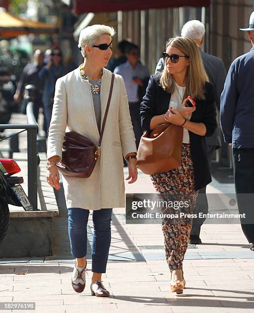 Maria de Villota is seen on October 2, 2013 in Madrid, Spain.