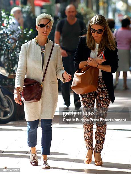 Maria de Villota is seen on October 2, 2013 in Madrid, Spain.