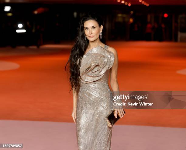 Demi Moore attends the 3rd Annual Academy Museum Gala at Academy Museum of Motion Pictures on December 03, 2023 in Los Angeles, California.