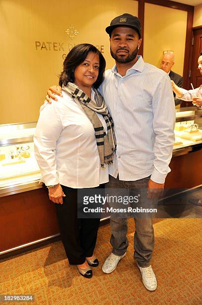 Denise Pulliam and James Pulliam attend Marie Claire Tiffany & Co Atlanta Atlas Launch at Tiffany & Co on October 2, 2013 in Atlanta, Georgia.